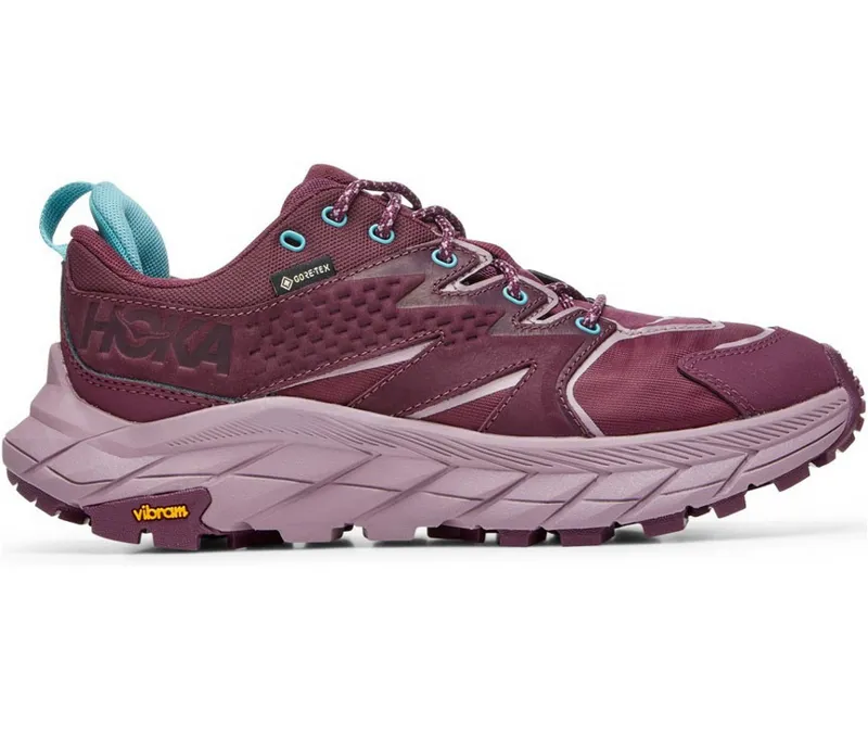 Hoka One One Women's Anacapa Low GTX Running Shoes Grape Wine/Elderberry